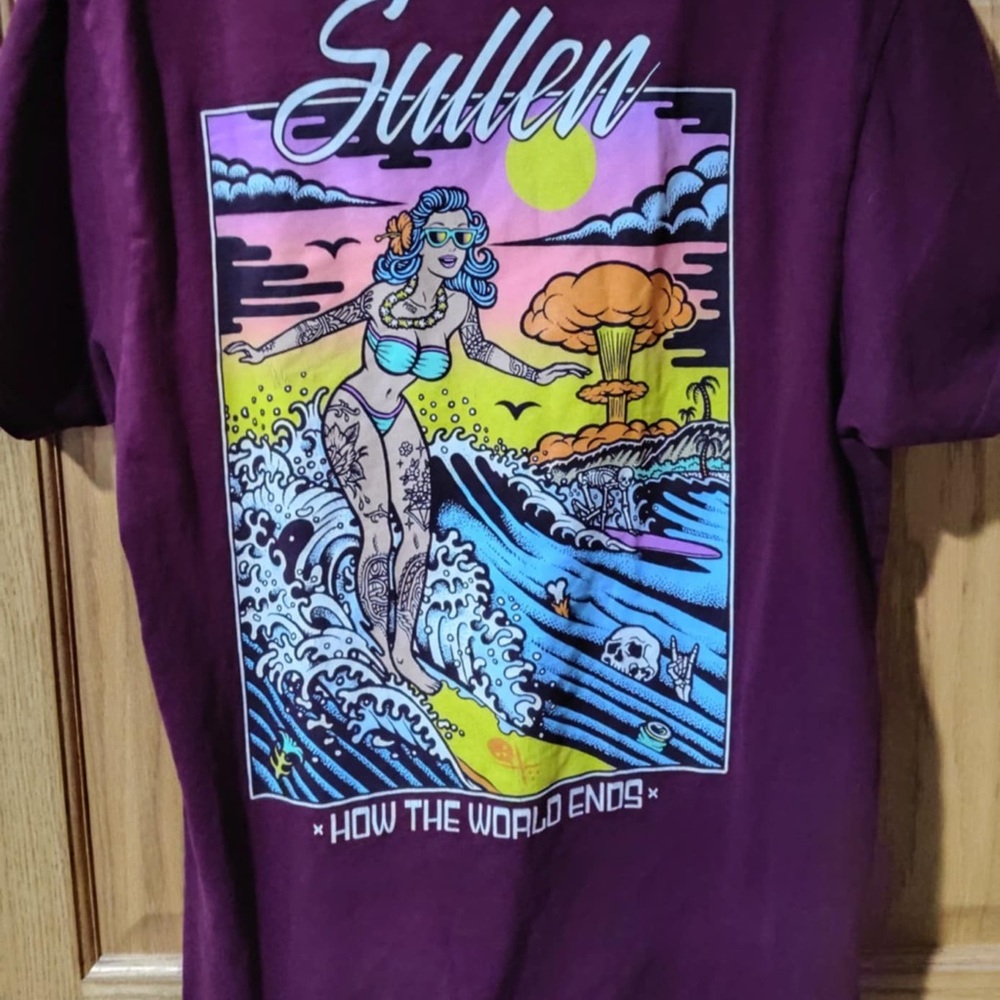 Sullen Purple Graphic Men's Shirt